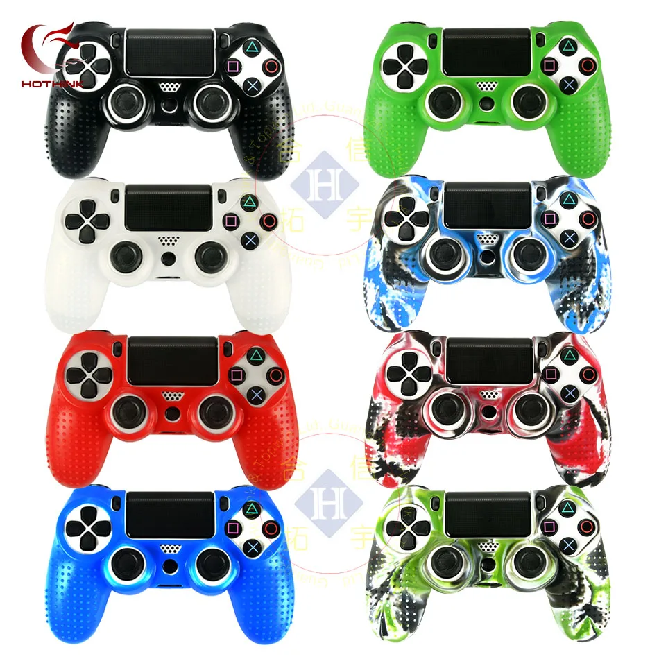 Новинка силиконовый чехол HOTHINK 2 дюйма + крышка джойстика для кнопок Playstation 4 PRO SLIM