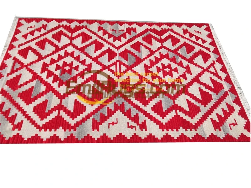 

handmade wool kilim rugs living room rug bedroon bedside blanket corridor Mediterranean style bric2bgc131kilimyg4