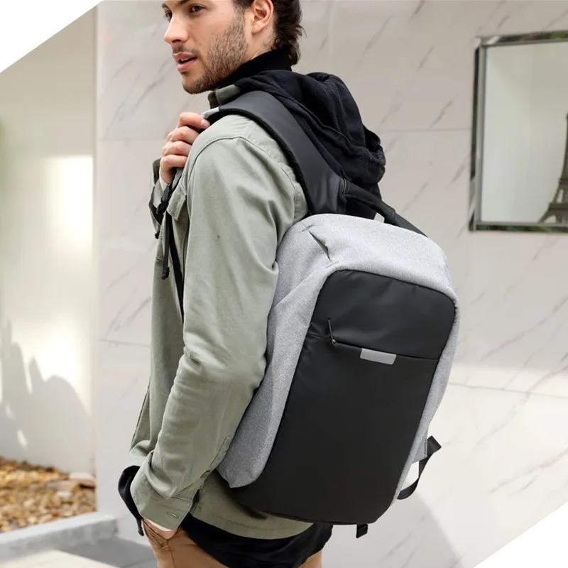 

ARCTIC HUNTER 9912 Casual Preppy Style Mens Backpack Bag Mochila Antitheft Laptop Backpacks USB Port Waterproof Backpack for Men