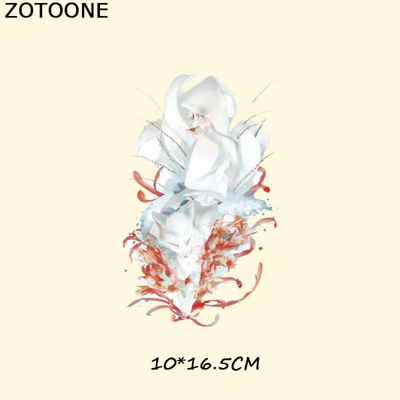 ZOTOONE наклейки-заплатки Красочные животные моющиеся печать на футболке одежда украшения дизайн Diy аксессуары железная передача