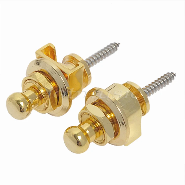 2xSchaller Style Straplocks Elektrische Akustikgitarre Bass Strap Lock Button ZP