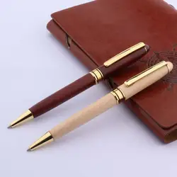 Лидер продаж Новый золотой красный белый подарок деревянный шариковая ручка