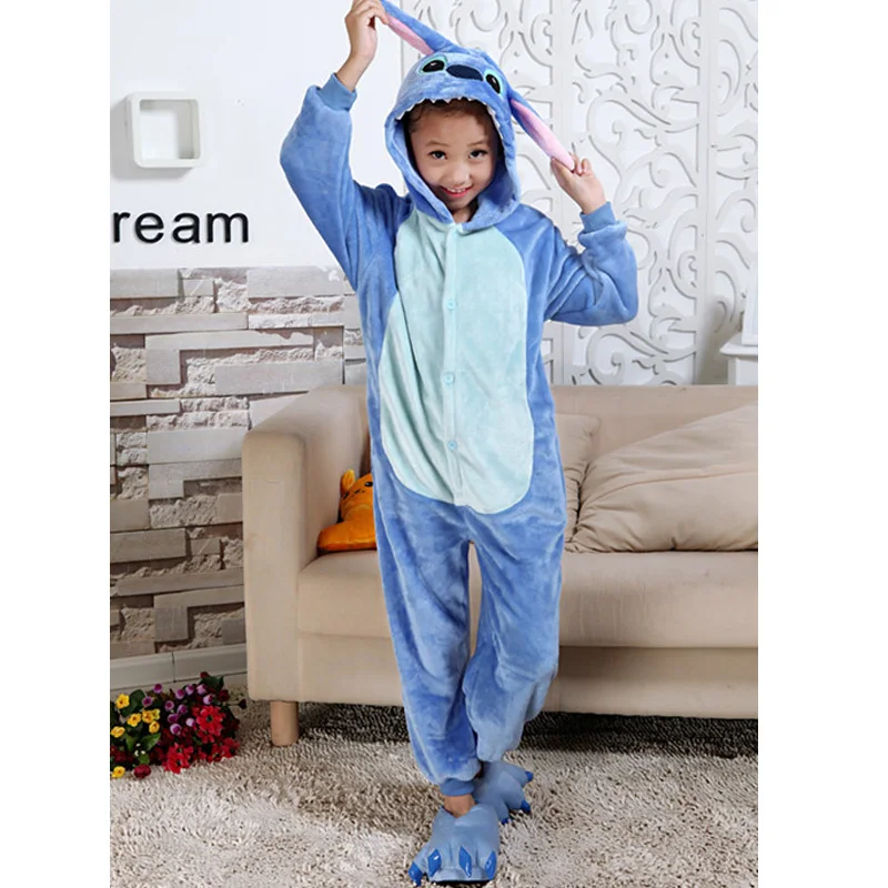 

Flannel Pijamas Kids Cosplay Cartoon Animal Baby Boys Girls Pyjamas Home Clothes Pikachu Totoro Pajamas Kids Onesie Sleepwear