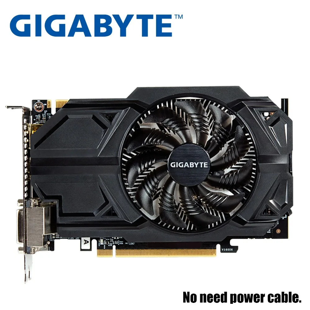 Видеокарта GIGABYTE GTX950 2 Гб 128 бит GDDR5 видеокарты для nVIDIA VGA карты Geforce GTX 950 используются прочнее, чем GTX 750 Ti