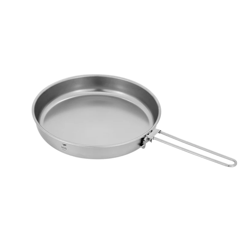 

Keith Ti6034  Titanium Frying Pan, Outdoor Cookware, Ultralight Camping Pan 1000ml