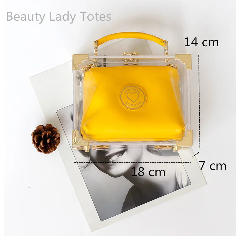 

Transparent Bags For Women 2018 Genuine Leather Designer Acrylic Bag High Quality Print Vacation Beach Crossbody Bags For Women