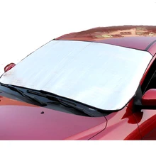 200 см* 70 см солнцезащитный козырек, серебристое переднее окно, утолщенный автомобильный Снежный щит, защита от УФ-лучей, чехлы для всех автомобилей