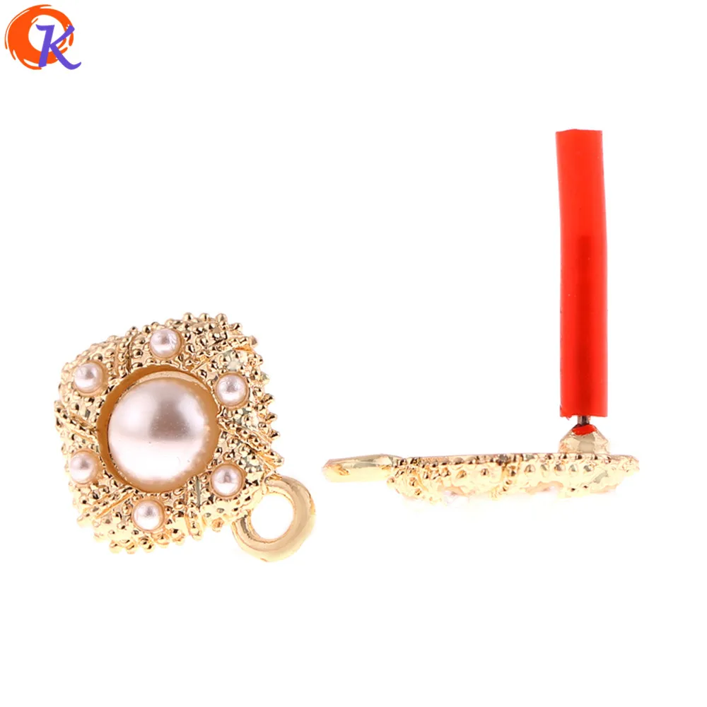

Cordial Design 50Pcs 12*13MM Jewelry Accessories/Earrings Stud/Imitation Pearl/Hand Made/DIY/Earring Making/Earring Findings