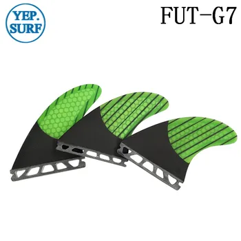 

Surf Fins Fibreglass Honeycomb Carbon Fiber SUP Surf Future Fin G7 Fin Green Black G7 Fins Free Shipping prancha quilhas de