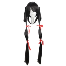 MCOSER 120 см длинные прямые косплей парик 3 вида стилей синтетический с Твист коса Высокая температура волокна волос парик-6