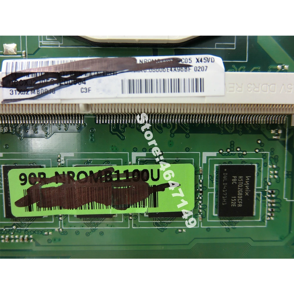 X45VD GT610M 1 ГБ N13M-GE6-S-A1 с 2 Гб Оперативная память Материнская плата Asus X45V X45VD Материнская плата ноутбука 60-NROMB1101-C05 100% тестирование