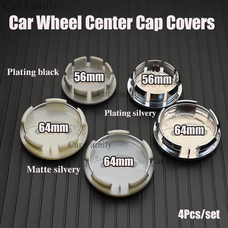

4pcs/lot dustproof custom 56mm 64mm Car Wheel Hub Center Caps Rims Auto Wheel Covers For jeep Cherokee Liberty Rubicon Wrangler