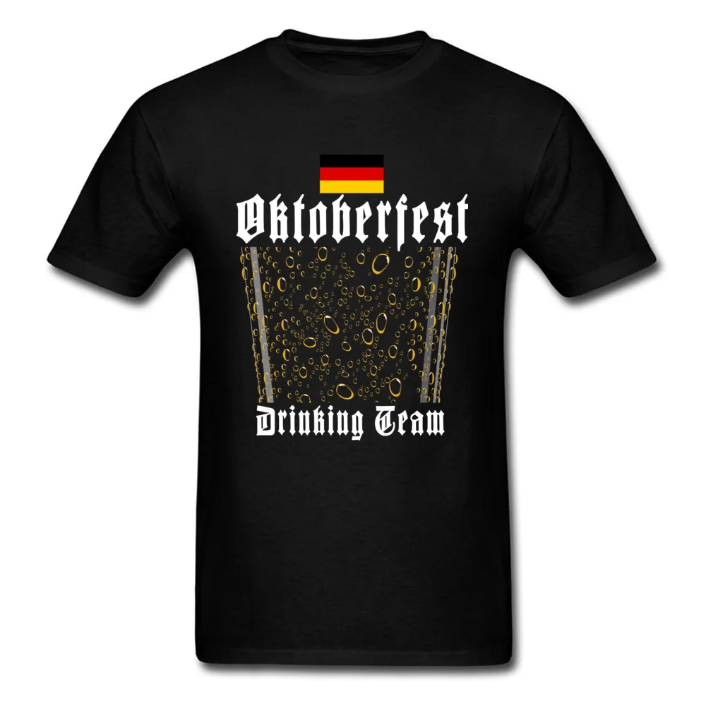 Normal Beer Oktoberfest Design T-Shirt Graphic Father Day Short Sleeve O Neck Tops T Shirt Pure Cotton Man Casual T Shirts Beer Oktoberfest Design black