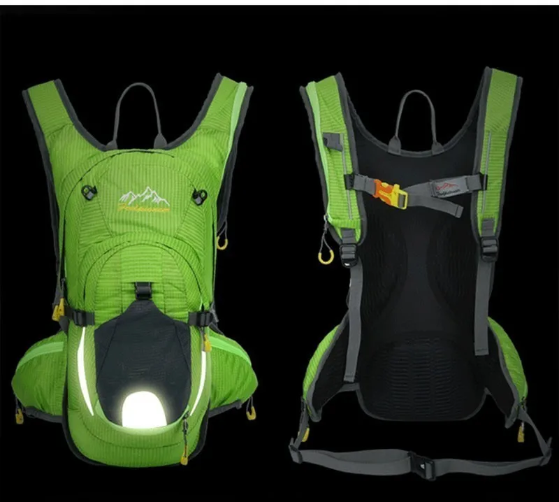 Flash Deal Waterproof MTB Bike Hydration Breathable 15L Backpack+2L Water Bags Large Capacity Bicycle Bags Cycling Knapsack Travel Packsack 23