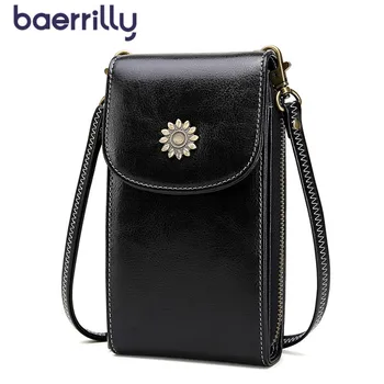 

Womens Mini Phone Pocket Shoulder Beach Bags Genuine Leather Handbags Woman Crossbody Bags Wide Strap Минисумка Женская Телефон