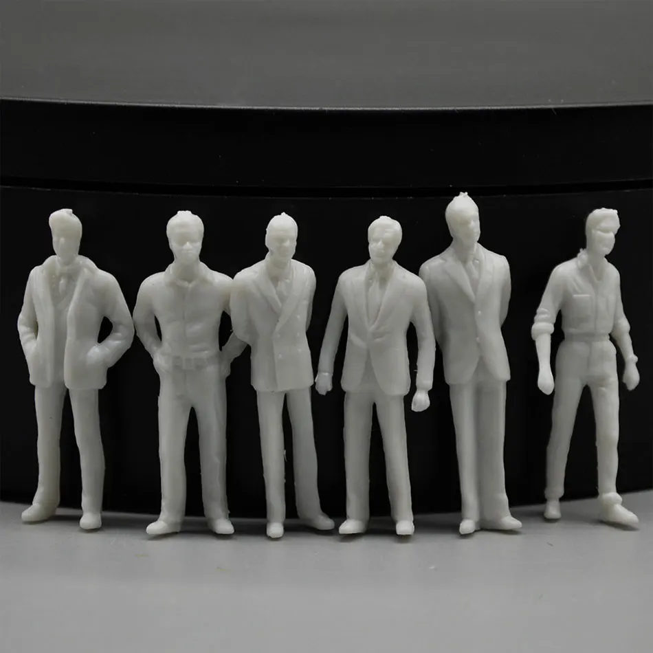 1:50 scale model  miniature white figures Architectural model human scale HO model ABS plastic peoples 