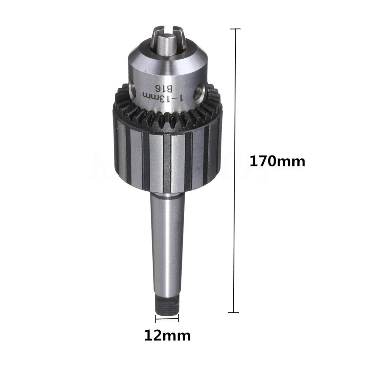 DWZ  5/64" To 1/2" Carbide Steel MT2 Mini Lathe Arbor Drill Chuck Self Tighten
