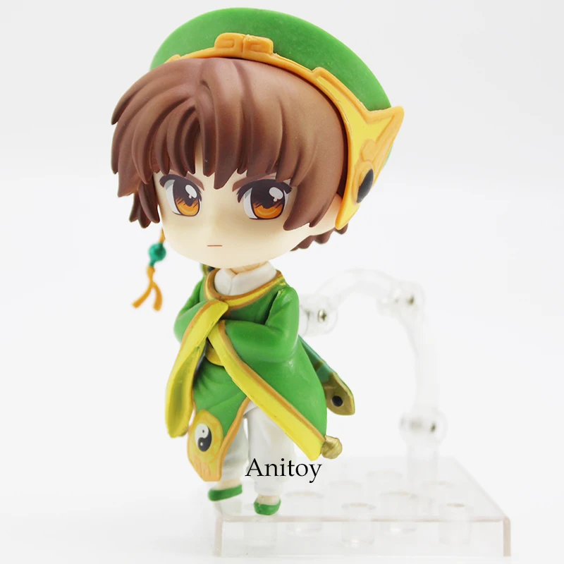 Аниме мультфильм карточка Captor Sakura Li Syaoran Nendoroids кукла 763 ПВХ фигурка Коллекционная модель игрушки 10 см