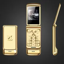 Супер мини флип сотовый телефон V9 1,54 дюймов маленький экран Bluetooth Dialer анти-потеря FM радио Мобильный телефон русский язык