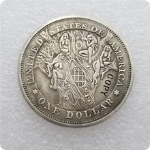 Хобо никель 1897-P Морган копия доллара монета