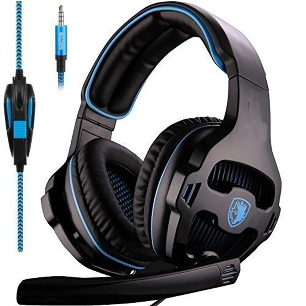 Gaming Headset Single 3.5mm Jack Gamer Headphones with Microphone,PC