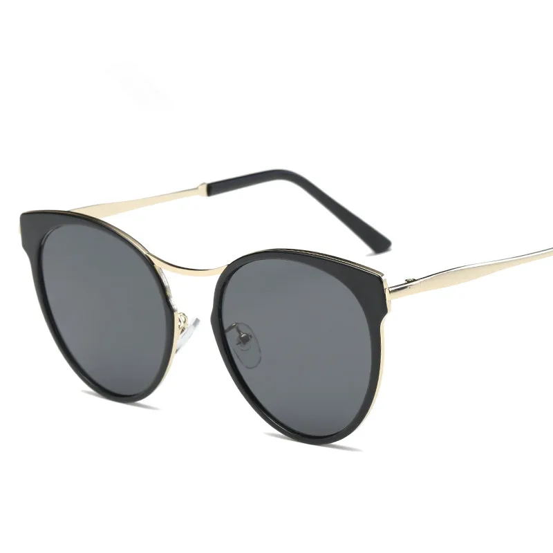 Модные солнцезащитные очки для женщин и мужчин Роскошные брендовые дизайнерские зеркало высокого качества стимпанк черные женские тени