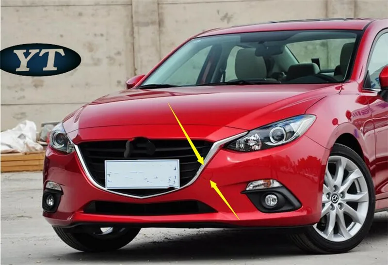 Авто Заглушка Отверстия для буксировочного крюка для Mazda 3, автостайлинг