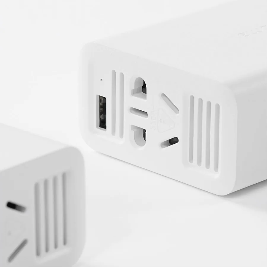 Оригинальный портативный автомобильный инвертор Xiaomi Mijia SMARTMI 100 Вт