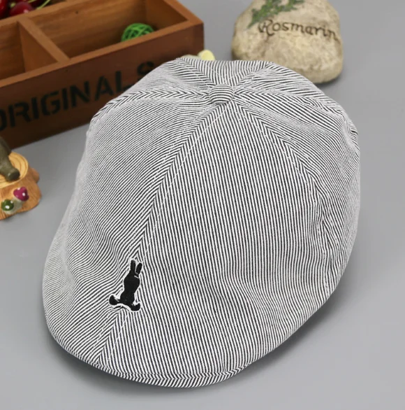 Милая полосатая Детская шапка-берет для малышей, хлопковые детские шляпы для мальчиков и девочек, детская шапочка для малышей, Детская летняя бейсболка