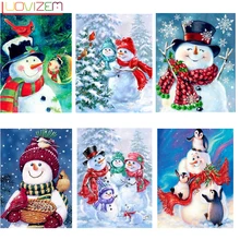 

Christmas Decoration For Home Full Square Drill Diamond Painting Cross-stitch Diamond Mosaic Sticker Christmas Decoration