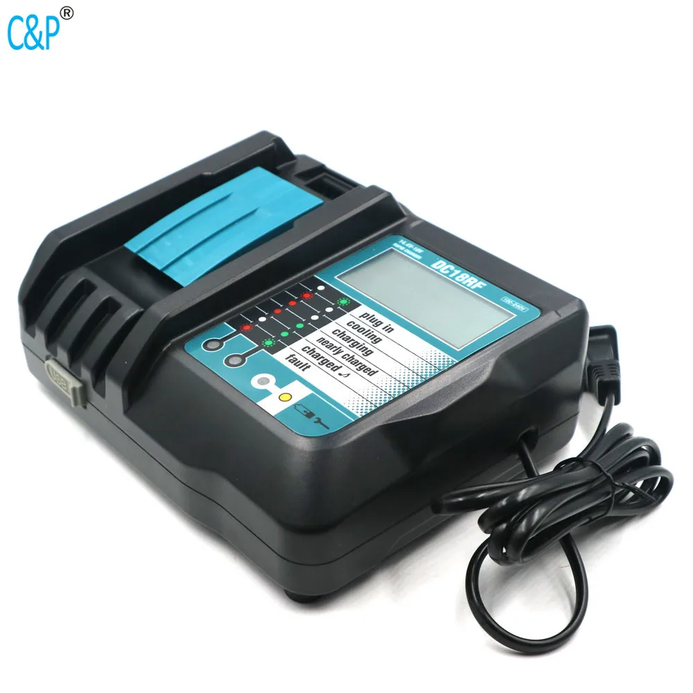 C & P Mak ch07 с usb портом литий ионная аккумуляторная батарея BL1830 BL1840 DC14SA DC18RD DC18RCT 100 240В