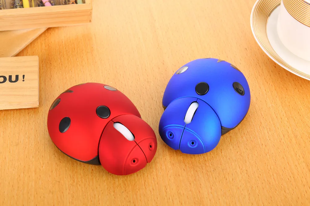 

2.4Ghz Beetle Wireless Usb Optional Mouse Mice LED For Laptop/Desktop/PC Gift PC Computer Mouse For imac pro macbook laptop