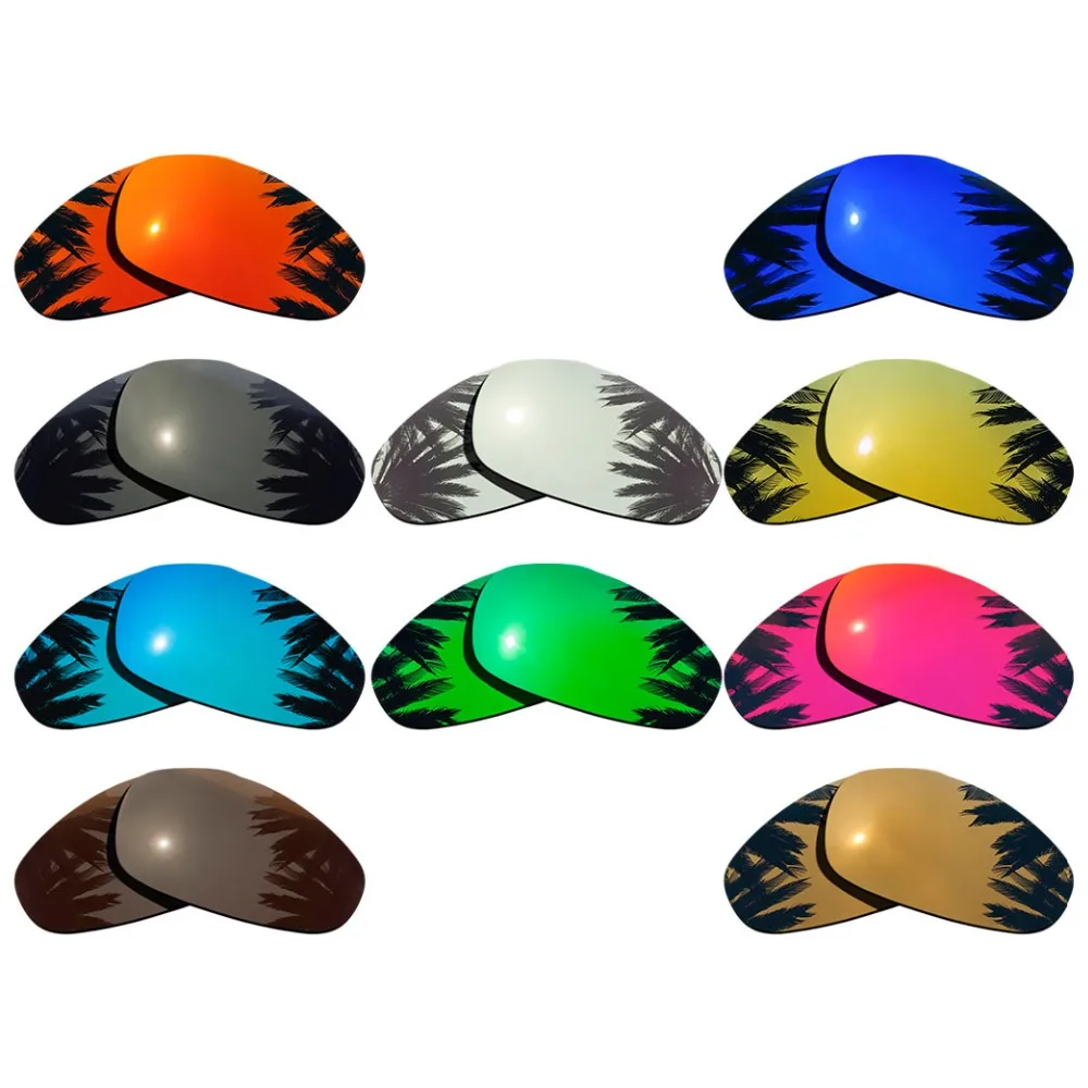 Polarized Mirrored Coating Replacement Lenses for-Oakley Juliet Frame Multi-Colors
