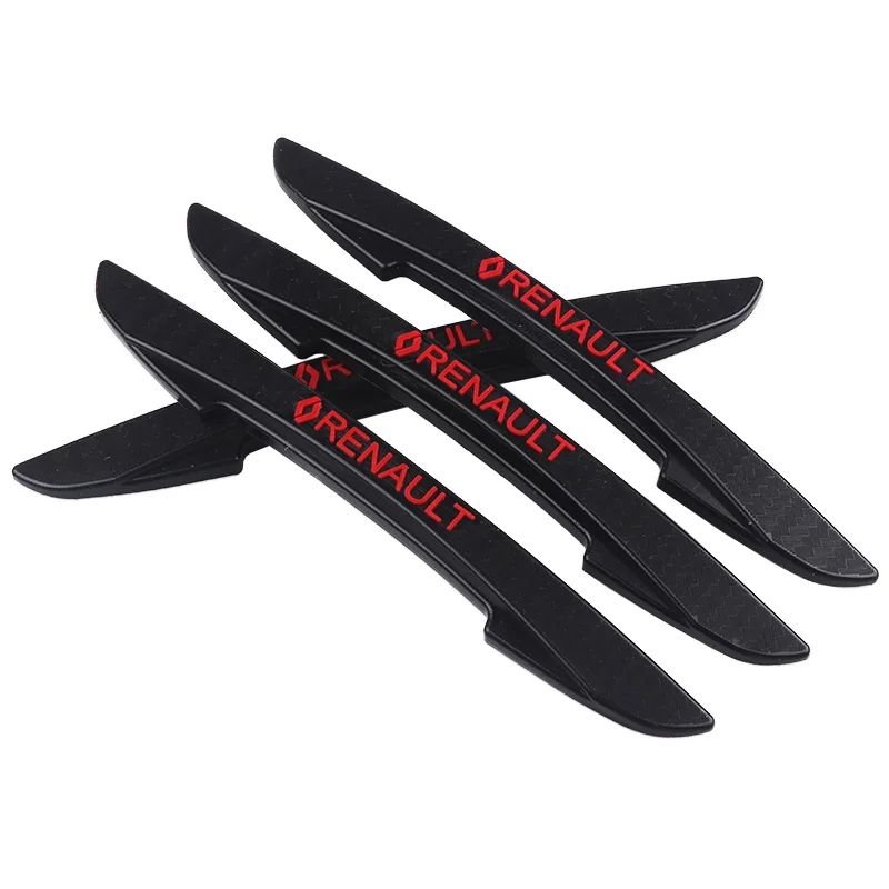 

4pcs Car Door Protector Side Edge Protection Guards Stickers for Renault Megane 2 3 Duster Logan Clio car styling Accessories