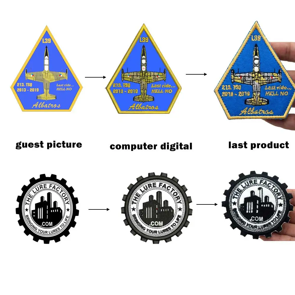 Embroidery Patches Iron on and Sew on Backing with Your Own Design Personalized Team Club School clothing patches,embroidered patches,custom name patches,tactical patches