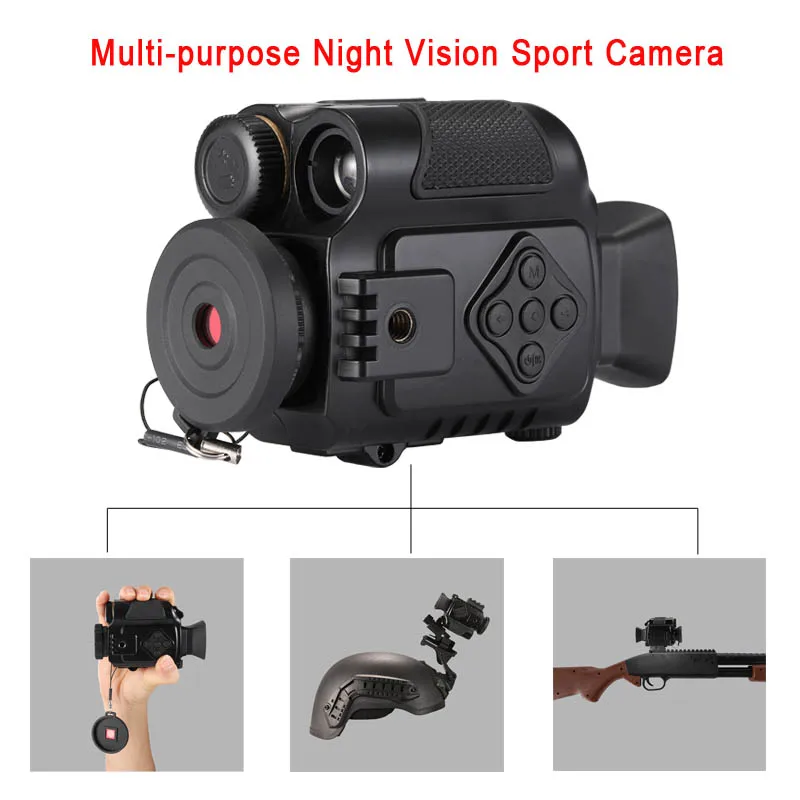 P4 0118 Digital Night Vision Sport Action Cameras 5X Zoom Mini Size NV