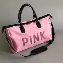 Женская модная Дорожная сумка на плечо, большая Вместительная дорожная сумка с блестками, сумка для ручной клади, органайзер для одежды, гламурные сумки для девочек