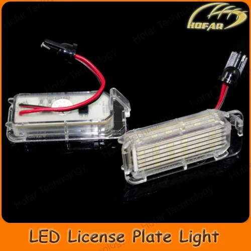 Ford Fiesta MK7 Rear Number Plate Lights