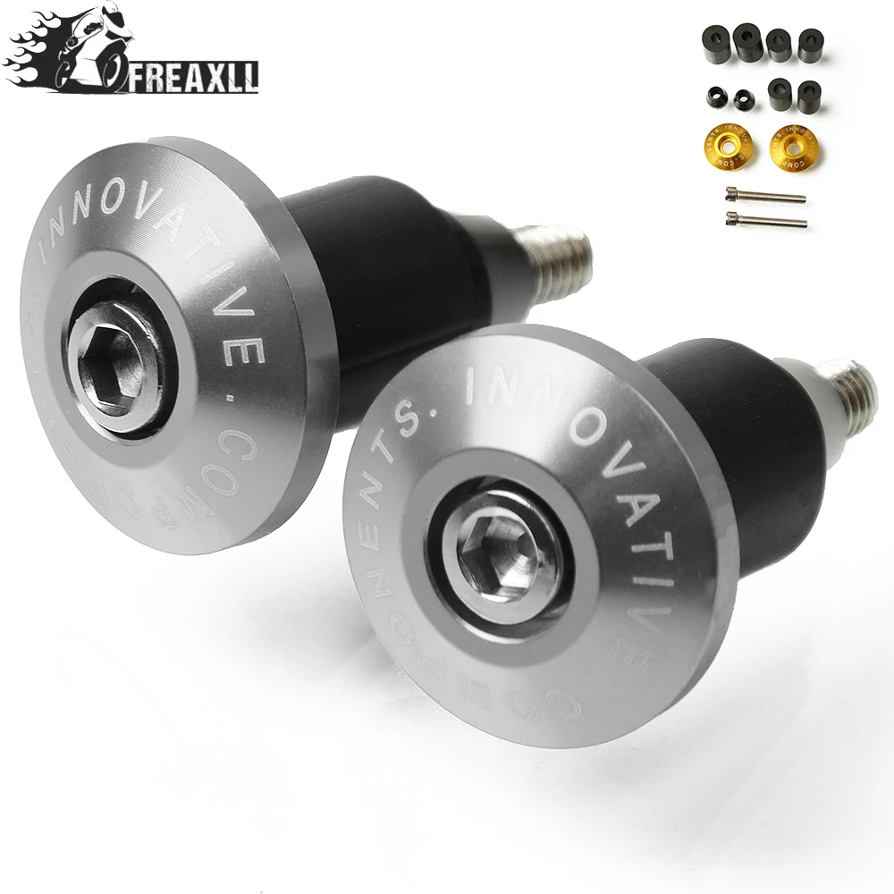 Universal Motorrad Lenker Ende Stecker Slider Motorrad Gegengewicht Lenker Enden 7/8 ''22 MM Griff Bar Kappe Abdeckung Für Honda-in Lenkstange aus Kraftfahrzeuge und Motorräder bei