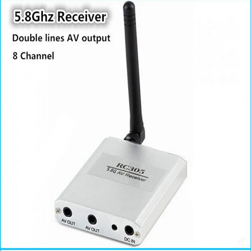 

100% original Boscam FPV 5.8ghz 8CH Wireless Audio Video Receiver RC305 Double lines AV output Receiver FOR FPV Transmitter