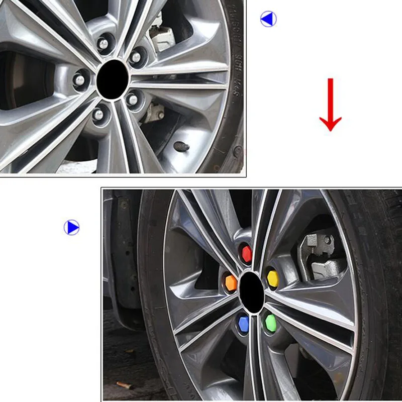 Колесо 20 штук детская Защитная гайка крышка болта 19 мм для Volkswagen vw POLO Tiguan Passat Golf EOS