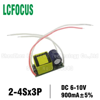 

10pcs 10W Lighting Transformer Output DC 6-10V Current 900mA LED Driver For 6W 9W 10W Spotlights Bulb Light Floodlight