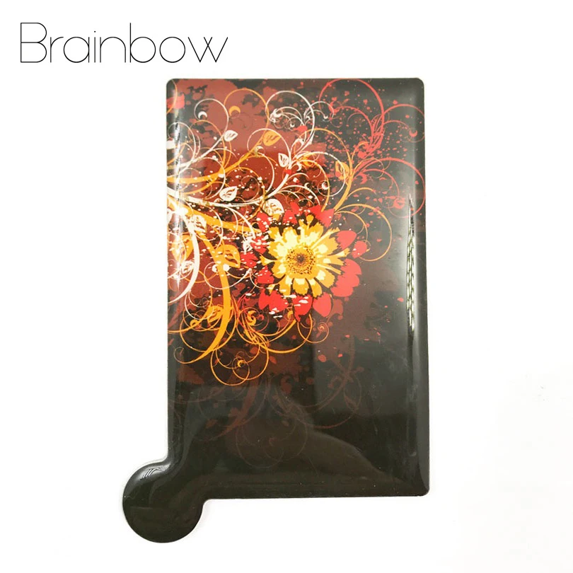 Brainbow 1 шт., небьющееся зеркало для макияжа из нержавеющей стали, противоударные карманные зеркальца, компактное карманное зеркало с полиуретановым чехлом
