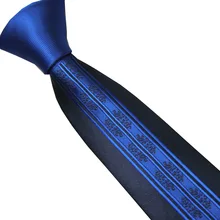 Мужские галстуки LAMMULIN Королевский синий Узел контрастный темно-синий с королевским синим Пейсли вертикальная полоса шейный платок из микрофибры тощий галстук 6 см