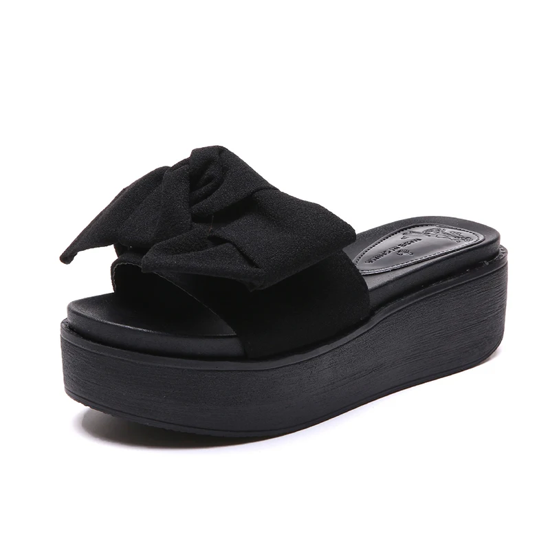 Brand Large Sizes 34-41 Wedges peep Toe Summer women's Shoes Woman Sandals slippers chunky sandals
