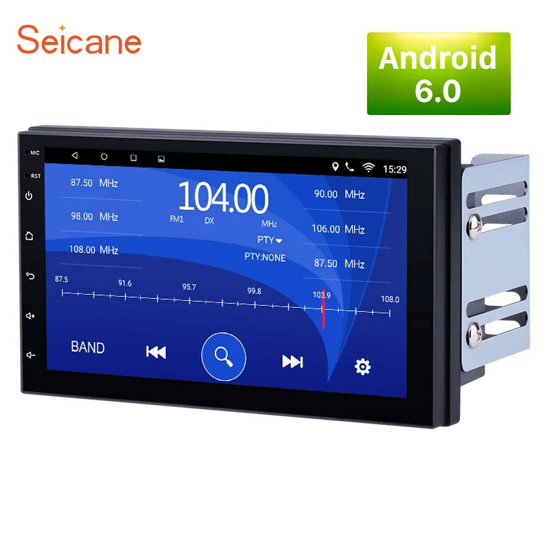 Seicane 2 DIN Universal Android 6 1 font b Car b font GPS Multimedia Navi Stereo