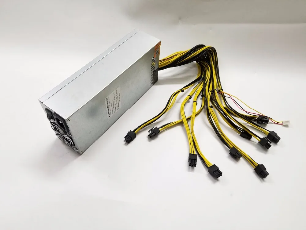 Блок питания для майнинга BTC LTC DASH Miner 2500 Вт 12 В а выход Antminer S7 S9 D3 A3 Baikal X10 Giant B WhatsMiner