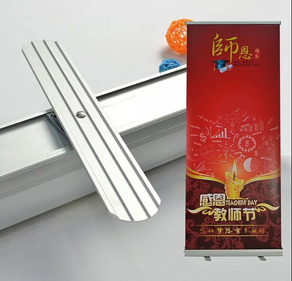 Aluminium Roll Up Banner Pop Sign Display Advertising Stands