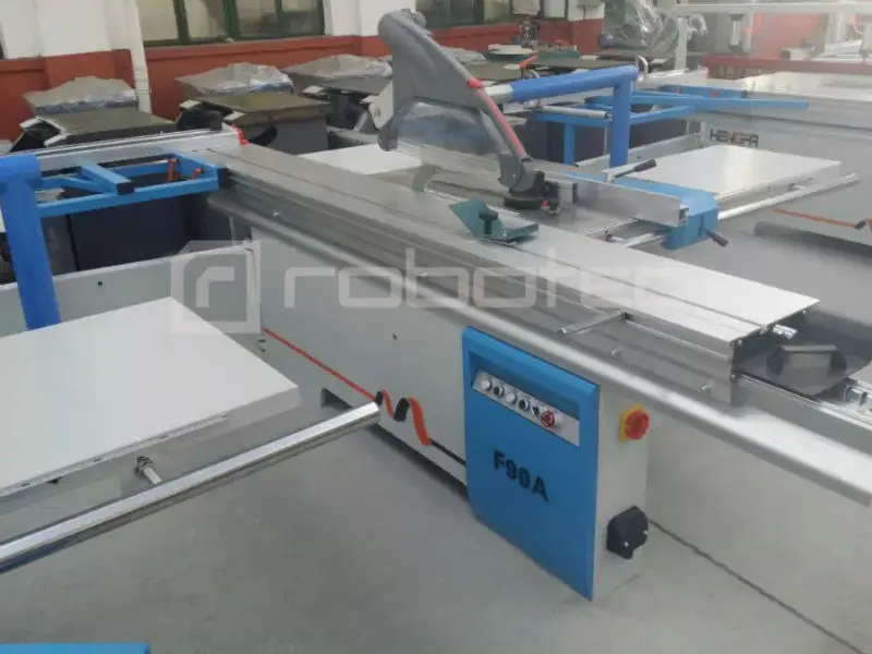 

MJ-6128 sliding table panel saw with 45 degree