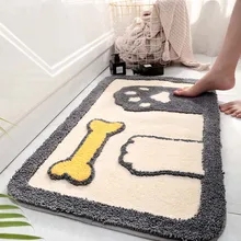 Двойной слой толстый Коврик для ванной мягкий Дверной ковер Быстрое водопоглощение Коврик кухня Гостиная